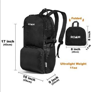 NWT Lightweight Packable Backpack Water Resistant